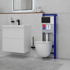 Инсталляция Lemark PENEDA EXPERT механическая для подвесных унитазов, без кнопки смыва