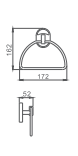 Полотенцедержатель Haiba HB1904-2