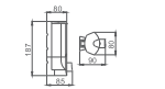 Дозатор жидкого мыла HAIBA HB407, хром 400ml