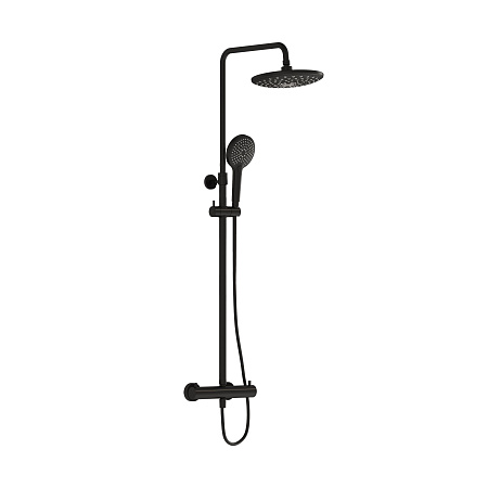 Душевая колонна Vitra Aquaheat A4720536EXP Черный матовый