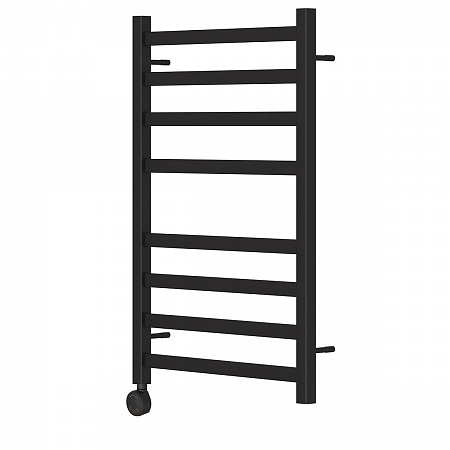 Полотенцесушитель электрический Point Меркурий PN83158BE П8 500x800 левый/правый, черный