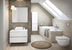 Ванна Cersanit прямоугольная CREA 150x75 белый