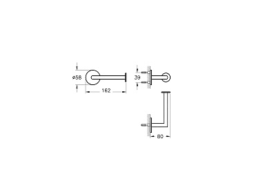 Держатель туалетной бумаги Vitra Origin A4488729, медь