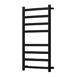Полотенцесушитель электрический Point Антея PN17858B П8 500x800, диммер справа, черный