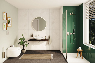 Переходник Vitra Origin A4262534 для ручного душа, настенный крепеж, брашированный никель