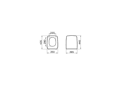 Сиденье для унитаза Vitra Metropole 90-003-009, микролифт