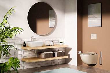 Сифон для раковины Vitra Syphon A4512334 металлический, брашированный никель