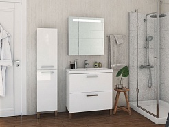 Зеркало-шкаф Cersanit MELAR 70 с подсветкой универсальный белый