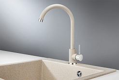 Смеситель для кухни Point PN3101BG светло-бежевый