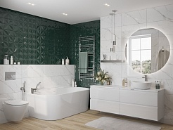 Столешница Cersanit STONE из керамогранита Energy 60x45x2 белый матовый