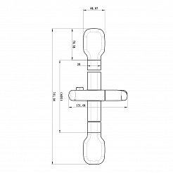 Душевая стойка Lemark LM8078C 741 мм., хром