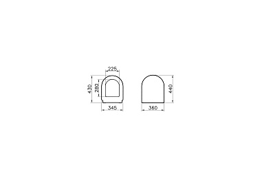 Сиденье для унитаза Vitra Zentrum 94-003-009, микролифт