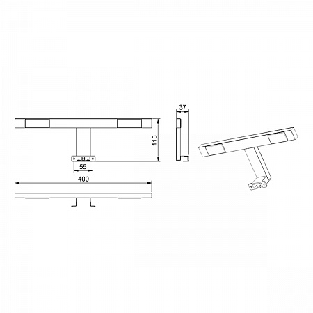 Светильник Lemark UNIVERSAL 40см